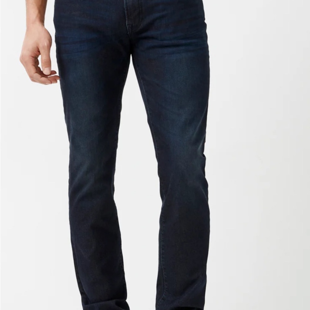 Buffalo David Bitton Men's Deep Indigo Straight Jeans